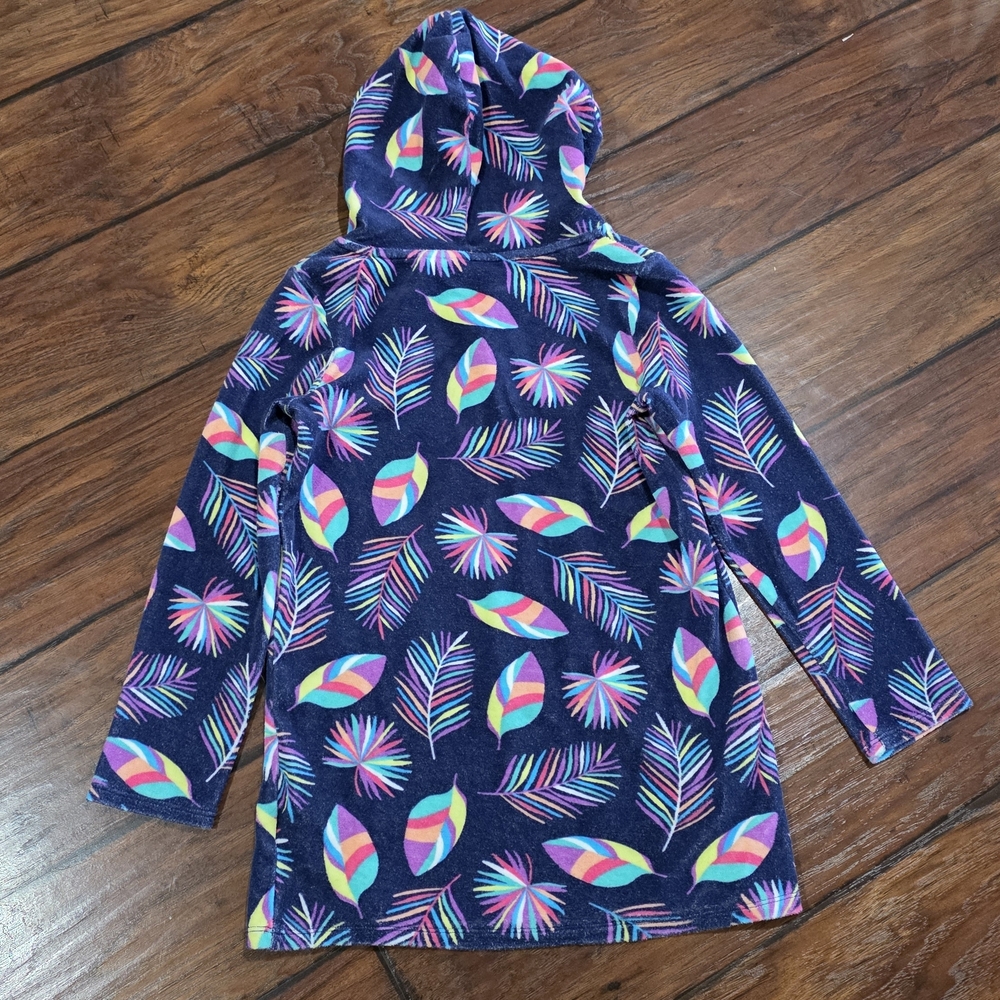 Colorful Feather Pattern Hoodie - Picture 7 of 7